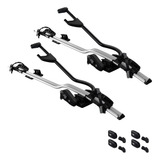 2 Suportes Para Bicicleta Teto Thule Proride 598 + Brinde