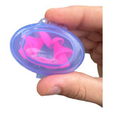 2 Tampão Protetor De Ouvido Rosa Auricular Auditivo Natação