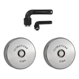 2 Tampas Em Aluminio Tanque De Caminhão Sc 124 S4 S5 Rosca