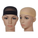 2 Touca Cap Wig Touca P/ Prender Cabelos Antes Da Peruca