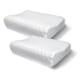 2 Travesseiro Cervical Magnetico Pillow Contour Kit