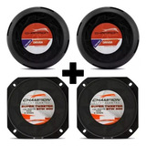2 Tweeter + 2 Driver Champion 400w 8 Ohms Similar Selenium