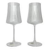 2 Unidades De Taças Para Vinho Tinto Em Cristal 460ml