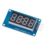 2 X Módulo Display 7 Segmentos 4 Dígitos Tm1637 Para Arduino