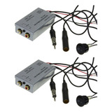 2 X Universal Fm Modulador Estéreo Mp3 Auto Teleférico