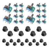 20 Botão 3d Direcional + 20 Botão Analógico Compatível Ps4