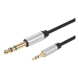 20 Cabo De 3,5 Mm A Polegada 1/8 Macho Para 1/4 Macho Para