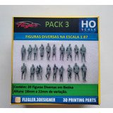 20 Figuras Humanas Escala 1:87 Ho - Pack 3 - Não Repetidas