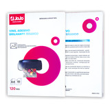 20 Folhas Papel Vinil Filme Adesivo 150g A4 P/ Jato De Tinta