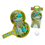 20 Kits Raquete Ping Pong Personalizada Minecraft