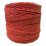 20 Metros Cordelete 5mm Vermelho K2 Prussik Semi-estática 