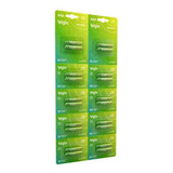 20 Pilhas Baterias Aaa Elgin 3a Palito Alcalina 1 Cartela Multiblister