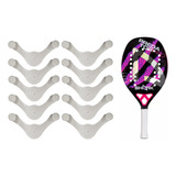 20 Unds Suporte De Parede Raquete Beach Tennis Tênis Squash