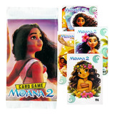 200 Cards Princesa Moana 2 = 50 Pcts Moana 2 Filme Disney