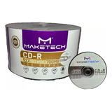 200 Midia Cd-r Virgem Maketech Grava Jogo Ps1
