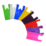 200 Sacolas Plásticas 30x40 Varias Cores Sacolinha Premium