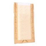 200 Sacos Kraft Visor Microperfurado 23x42 Padrão - Pão Pães