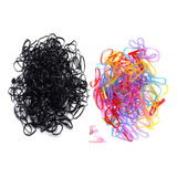 2000 Unidades Elastico Grosso Silicone Liguinha Para Cabelo