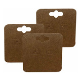 2000 Unids Cartelas Tags P/ Jóias Brincos 5x5 Cm Kraft - Wmr