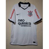 2011-1 (m) Camisa Corinthians Branca 8 Paulinho