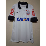 2013-1 (g) Camisa Corinthians Branca Jogador Caixa