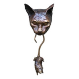 2024 Gato De Rato Aldrava De Porta, Estátua De Resina