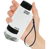 2024 Mini Microscópio De Lente Única 60x-120x, Uso Em