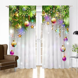 20240907005 Jogo Cortinas De Natal Impresión 2,1*2,3 M