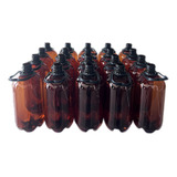 20x Growler Pet 1 Litro Ambar Cerveja Artesanal + Tampas