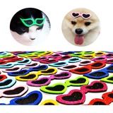 24 Adesivos Pet Piercings Óculo Grandes Petshop Cães Gatos