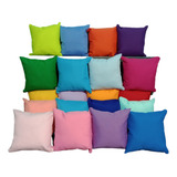 24 Almofadas Lisa Para Decoração Completa
