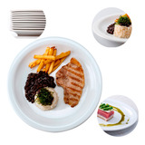 24 Pratos Rasos Churrascaria Hotel Protel Porcelana Schmidt