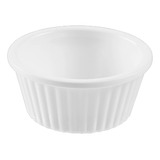 24 Ramekins 30ml Mini Potes Servir Molhos Branco Uno Coza