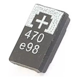 24pçs Capacitor Tântalo Tantalo 470uf 2,5v Ps3 Frete 13,00