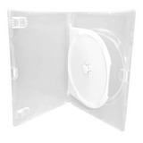 25 Estojo Caixa Capa Box Dvd Amaray Transparente Duplo 2 Filme
