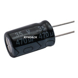25 Peças * Capacitor Eletrolítico 470uf 35v 105ºc 10x16mm