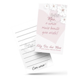 25 Unid Mini Cartão Postal Feliz Dia Das Mães