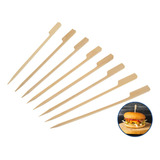 250x Espeto Bambu 9cm Decorativo Golf Buffet Eventos Festas