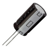 25x Capacitor Eletrolítico 2200uf X 16v 105º Kit C/ 25 Peças - Chipsce