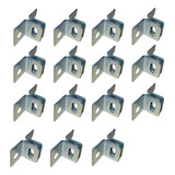 272 Peças Cantoneira Orelhinha 15mm P/ Cadeado Zinco Branco