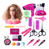27pcs Princesa Rapunzel Penteados Cabeça Boneca Brinquedo Z