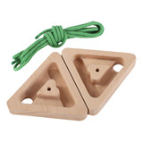 2pcs Triângulo Escalada Hangboard Escalada Fingerboard Para