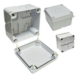 2x Caixa Plastica Organizadora Camera Cftv 10x10x7cm Ip65