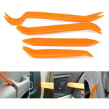 2x Espátulas Tirar Moldura Painel Radio Carro Jogo 4 Pc