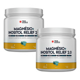 2x Magnésio + Inositol Relief 2.0 Maracujá 375g -true Source