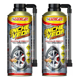 2x Spray Reparador Instantaneo Pneus Enche Veda Carro Moto