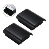 2x Suporte Caixinha Case Preto Pilha Controle Para Xbox 360