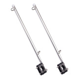 2x Suporte De Iate Para Mastro De Bandeira, Peças De Barco,