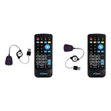 2x Usb Pc Controle Remoto Sem Fio Dvd Tv Computador Laptop