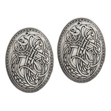 2x Vikings Nórdicos Pin Amuleto Suécia Broche De Dragão